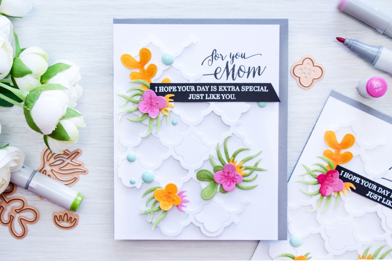 Spellbinders Mothers Day Card With Succulent Garden Dies Video Yana Smakula