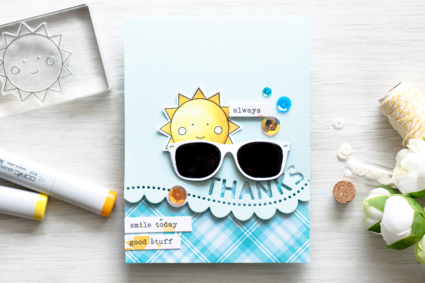 Simon Says Stamp | May 2016 Card Kit – Sunglasses