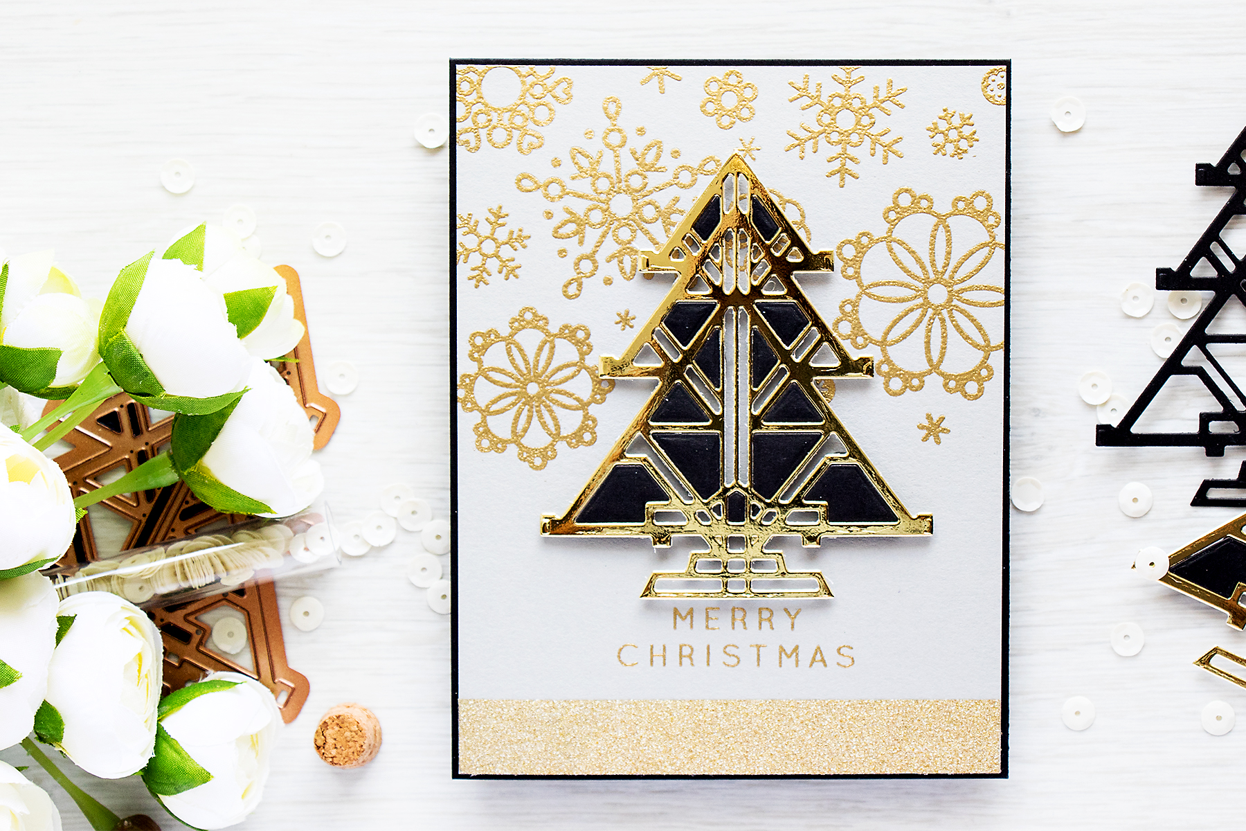 Spellbinders | Art Deco Christmas Card. Video