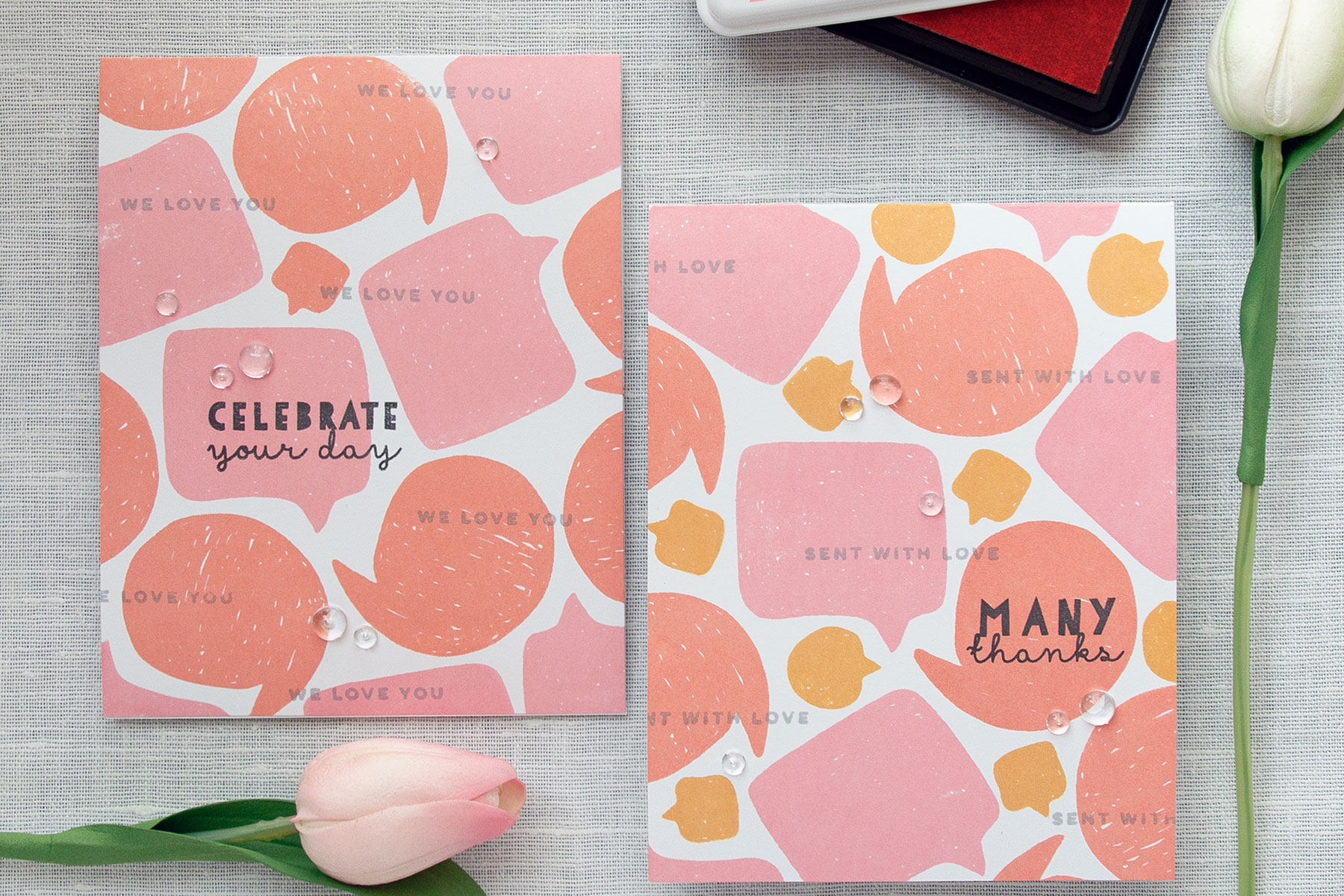 Winnie & Walter | One Layer Speech Bubble Cards