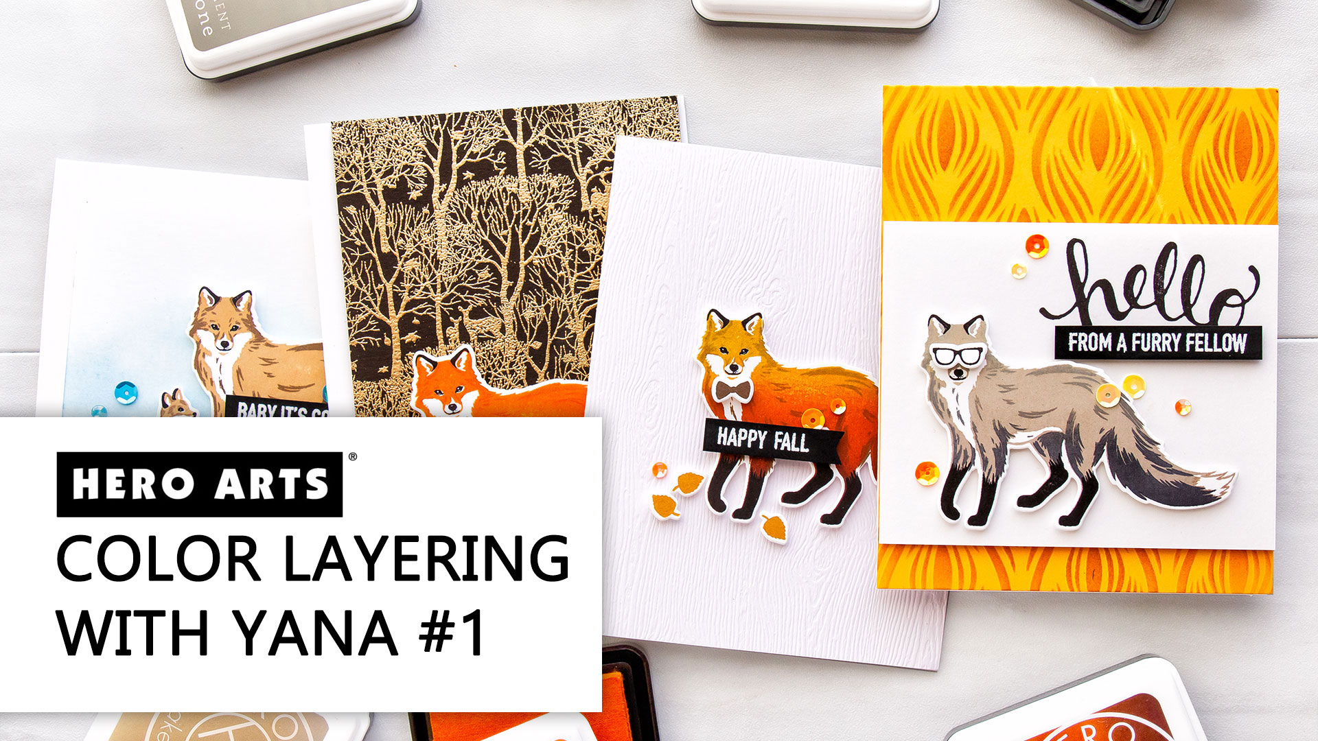 Hero Arts | Color Layering With Yana Video Series - Color Layering Fox 4 Ways