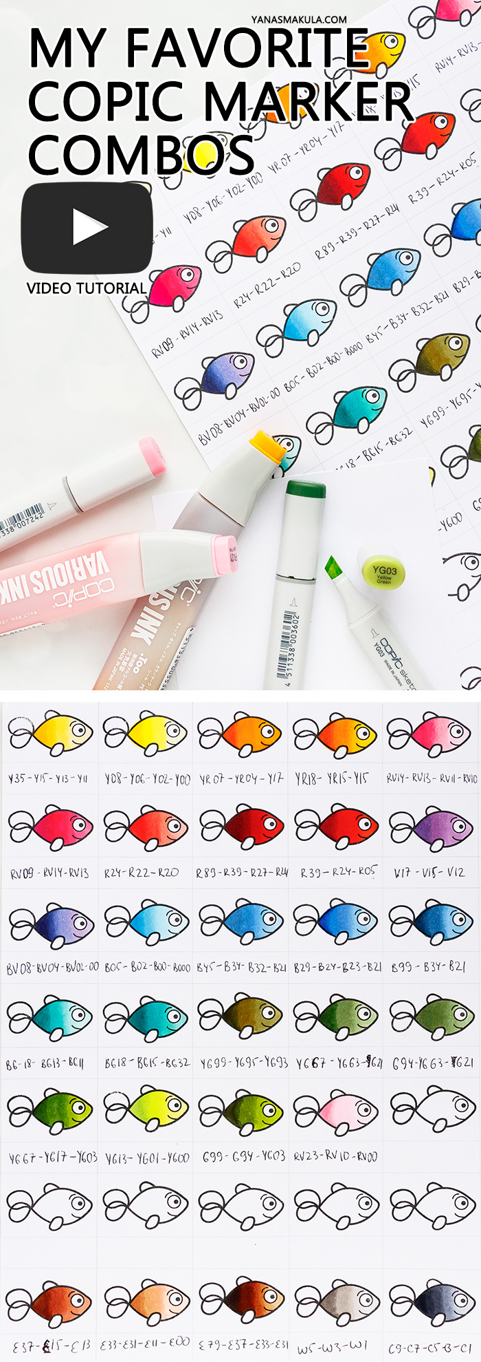 Passionate Paper Creations  Copic color chart, Copic coloring, Copic  markers tutorial