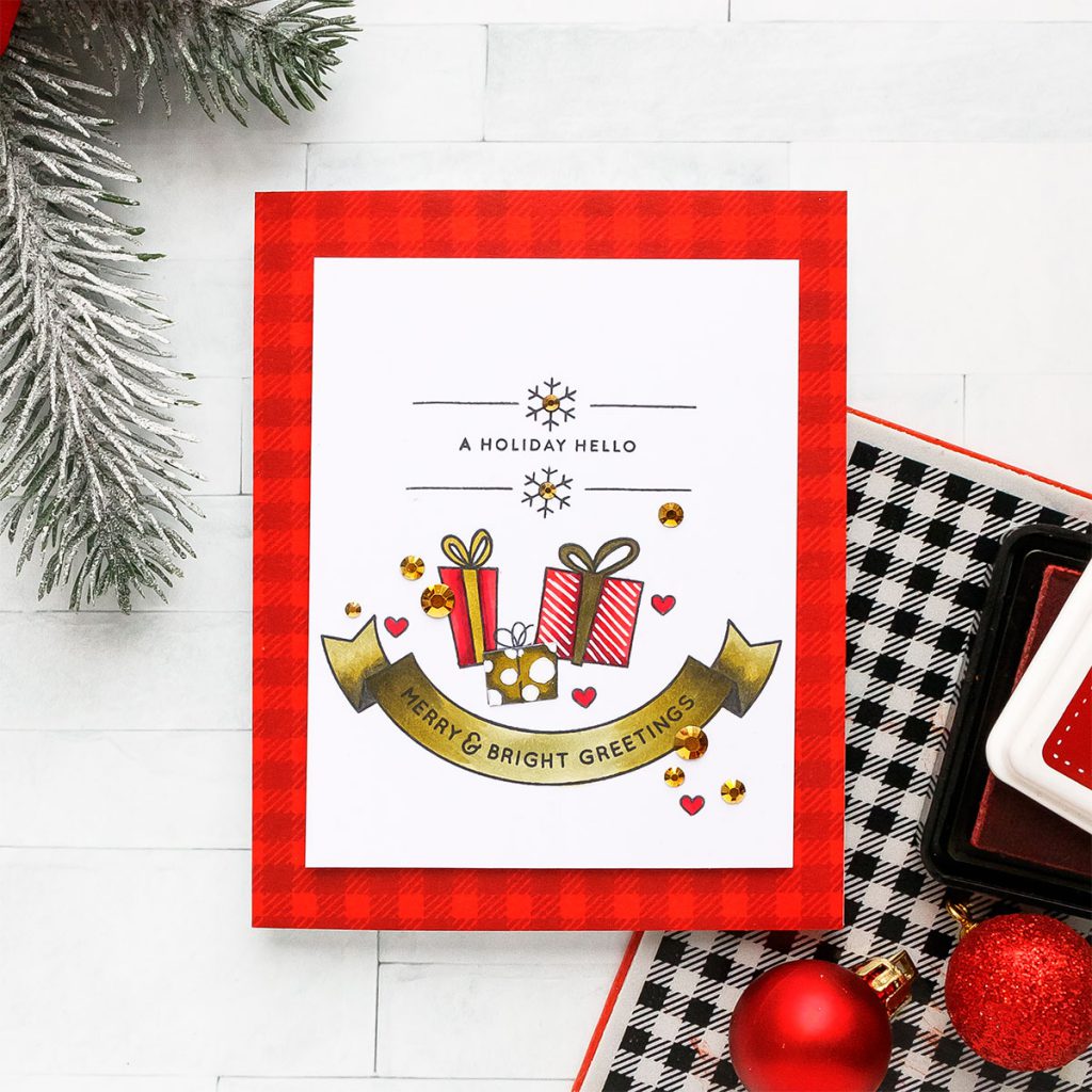 Simon Says Stamp A Holiday Hello Card Yana Smakula