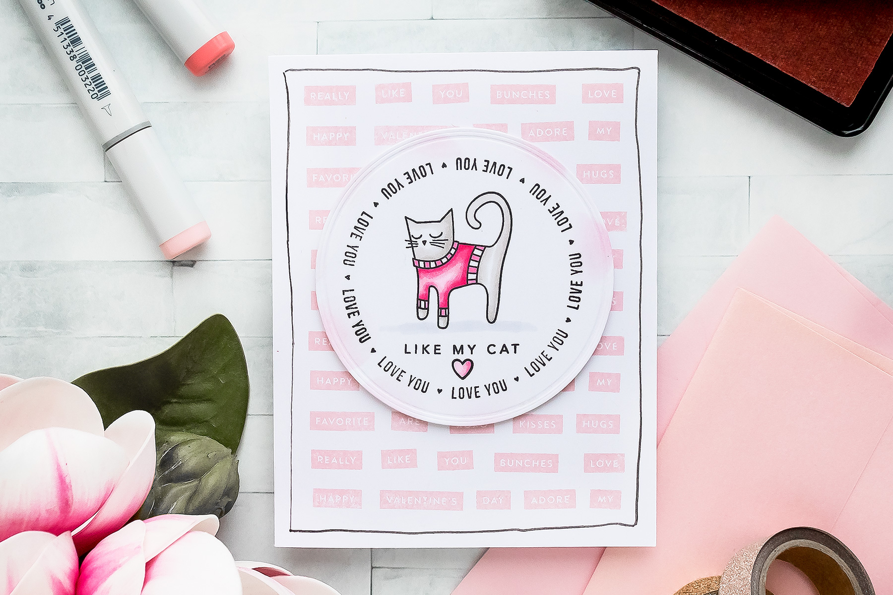 Simon Says Stamp | Like My Cat Card