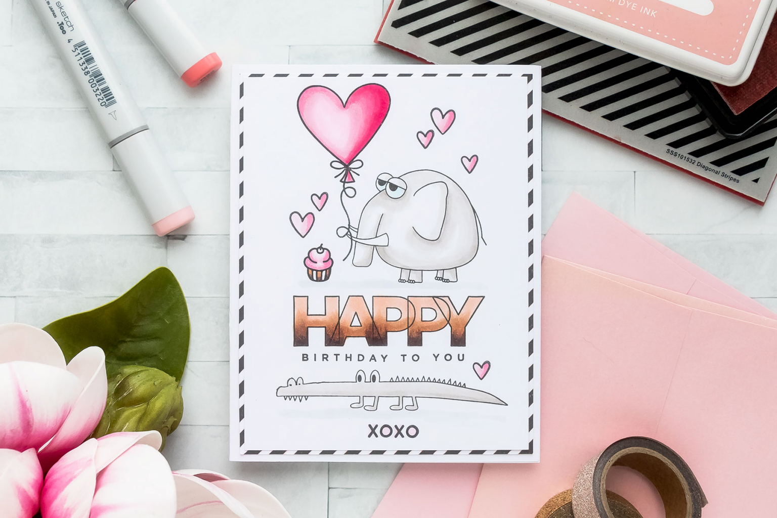 Simon Says Stamp | Elephant Birthday! | Yana Smakula