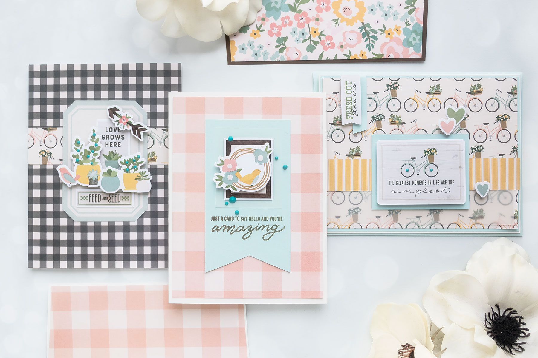 Simon Says Stamp | Trio of Cards with April Card Kit