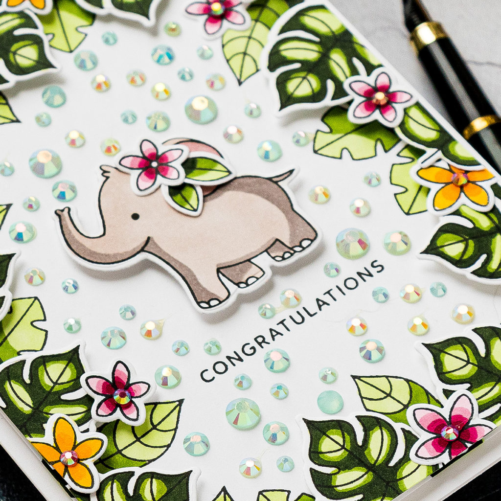 Jungle Cards with Pretty Pink Posh. Video | Yana Smakula