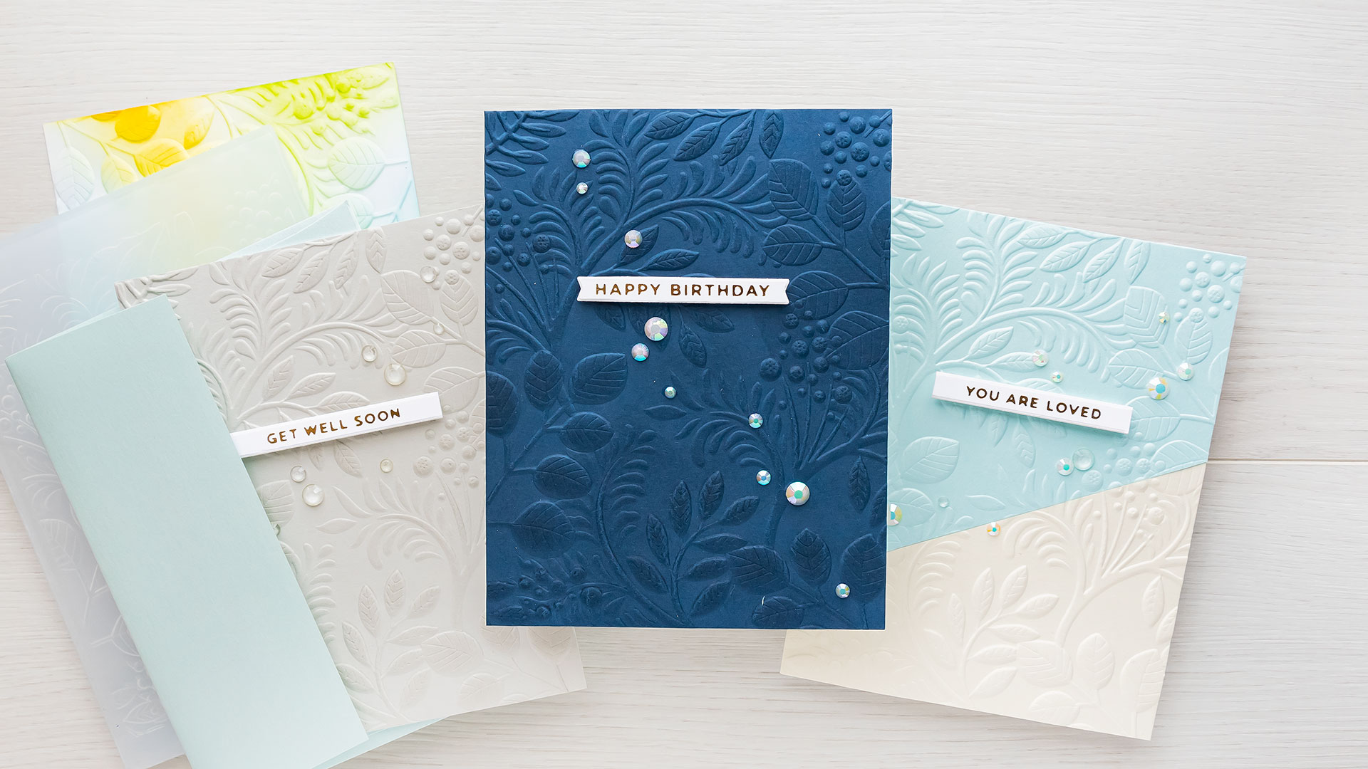 Simon Says Stamp | Deep Embossed Clean & Simple Cards + New Release