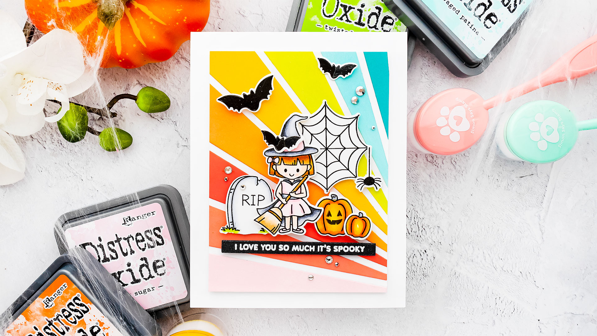 Simon Says Stamp | I Love You So Much It's Spooky - Halloween Card by Yana Smakula