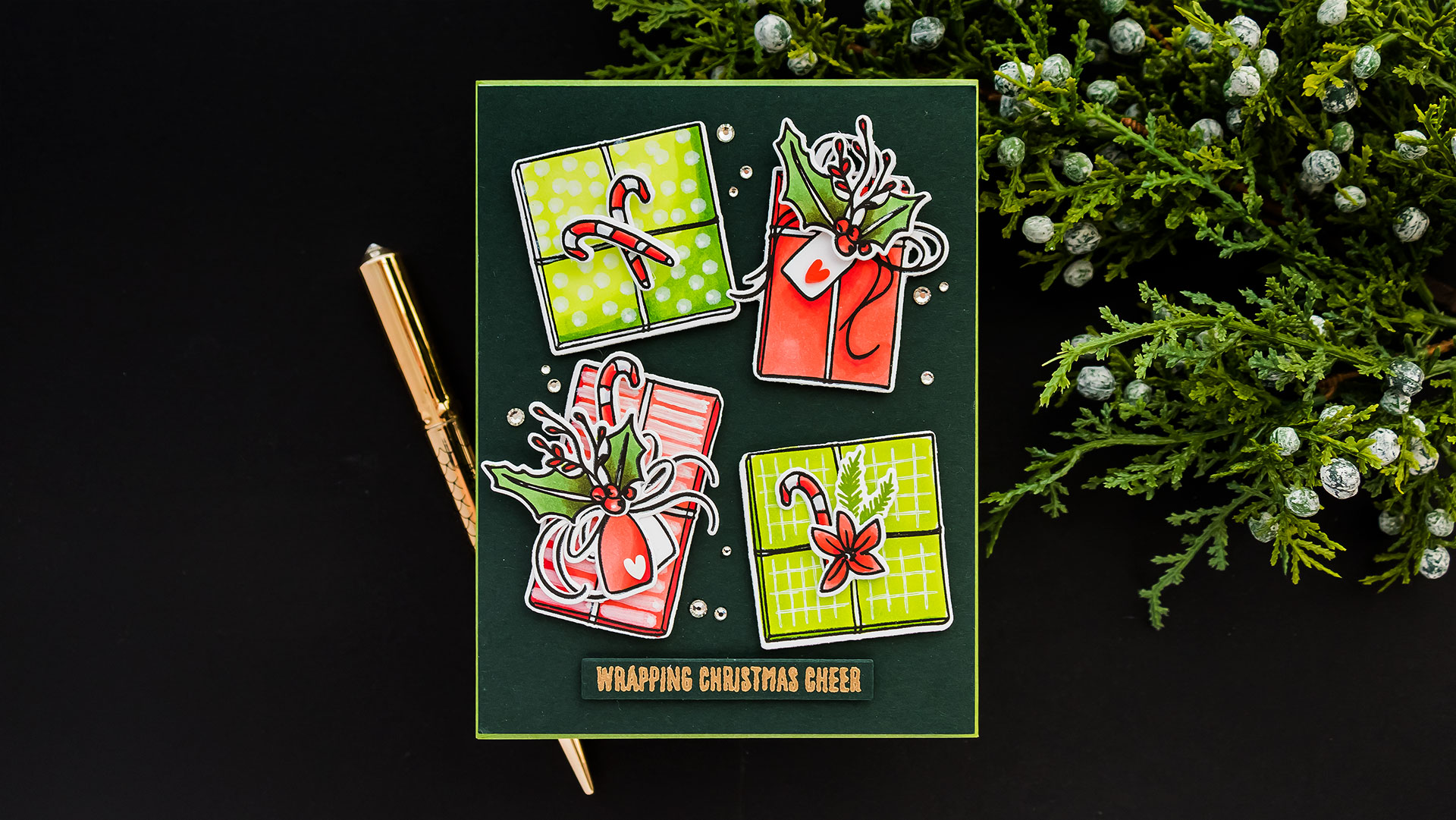 Simon Says Stamp | Wrapping Christmas Cheer - Gift Wrap Card