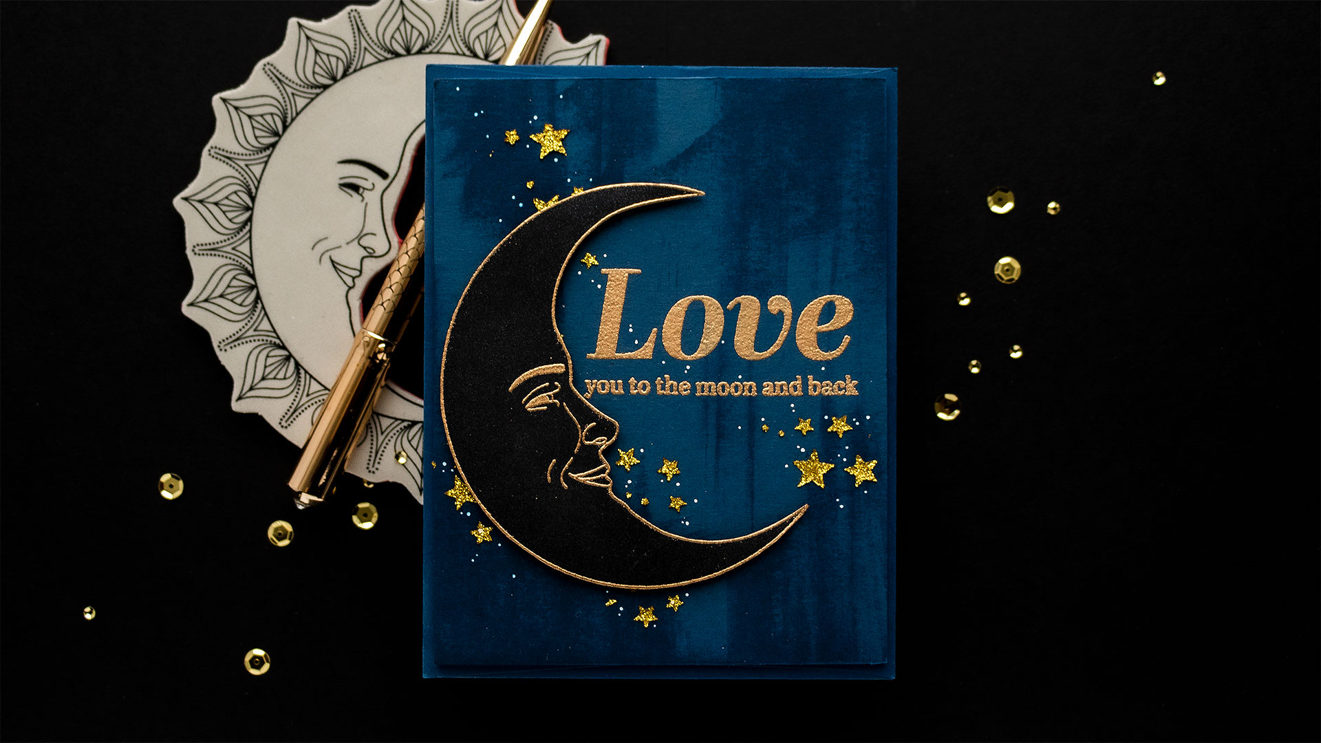 Simon Says Stamp | Masculine Valentine's Day Card - To The Moon. Video