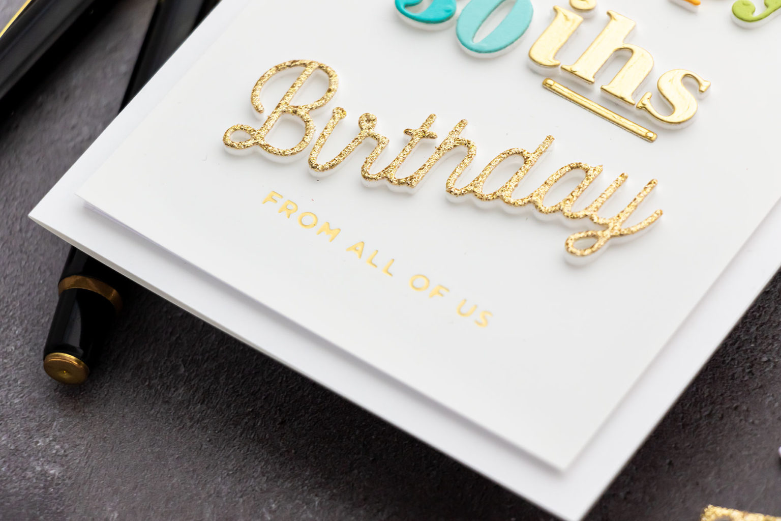 Spellbinders | Custom Sentiments Birthday Cards. Video | Yana Smakula