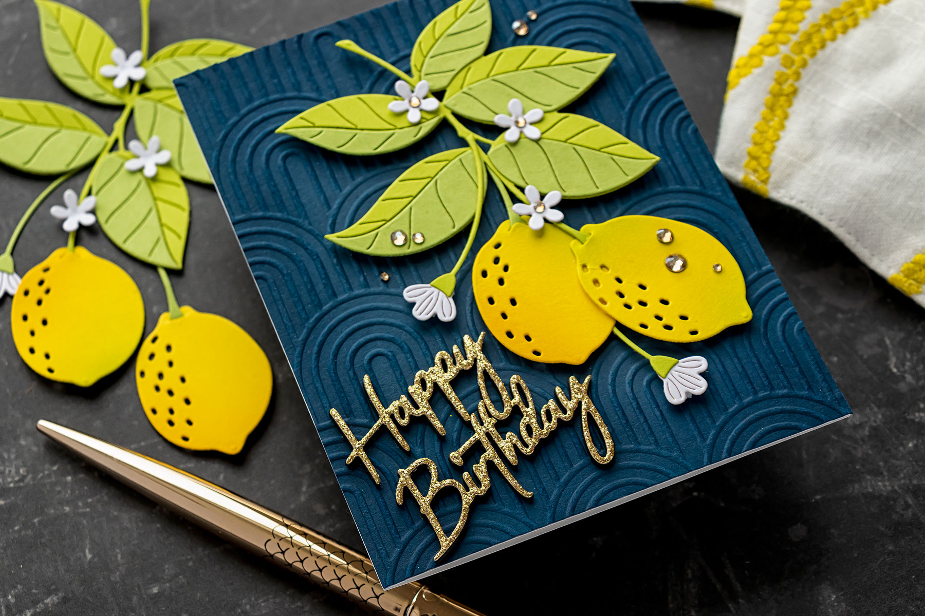 Spellbinders | Be Bold Collection - Lemon Birthday Card. Video