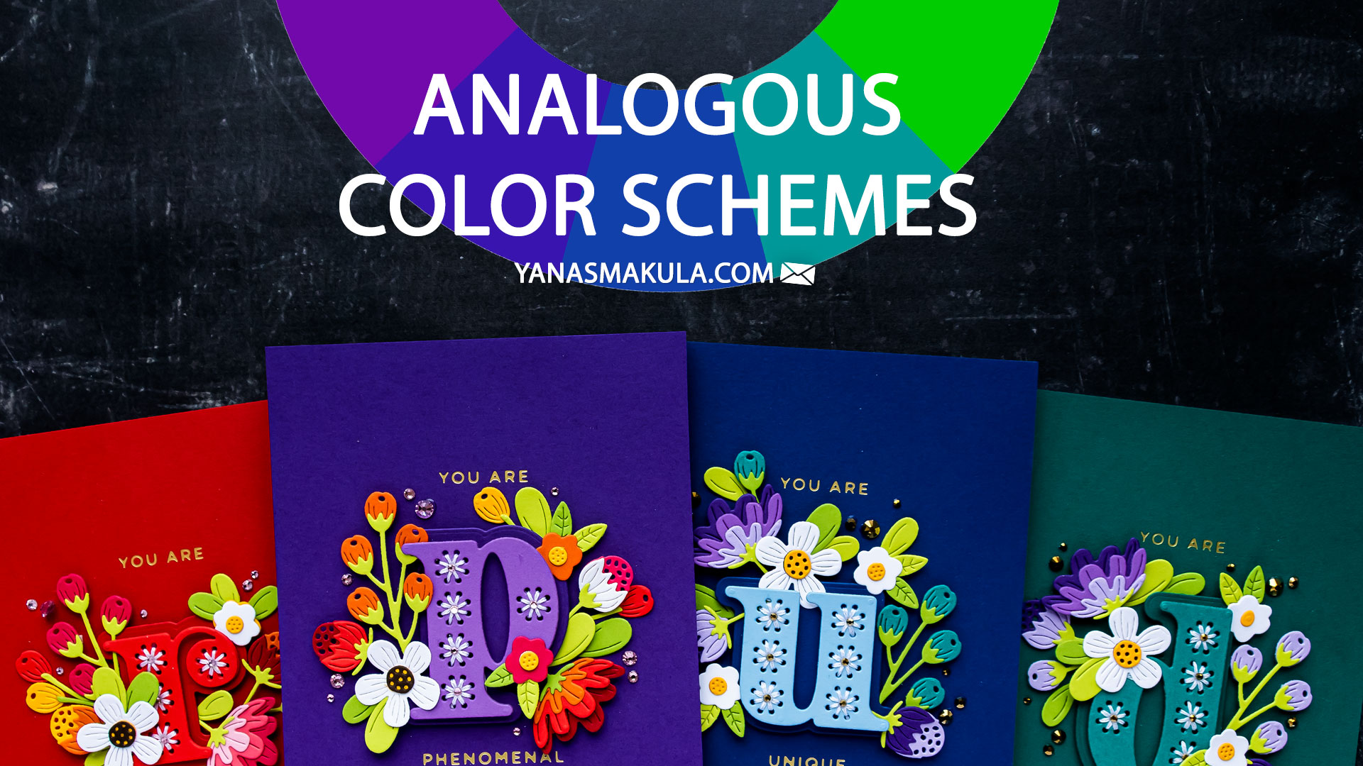 Analogous Color Scheme Cards. Video