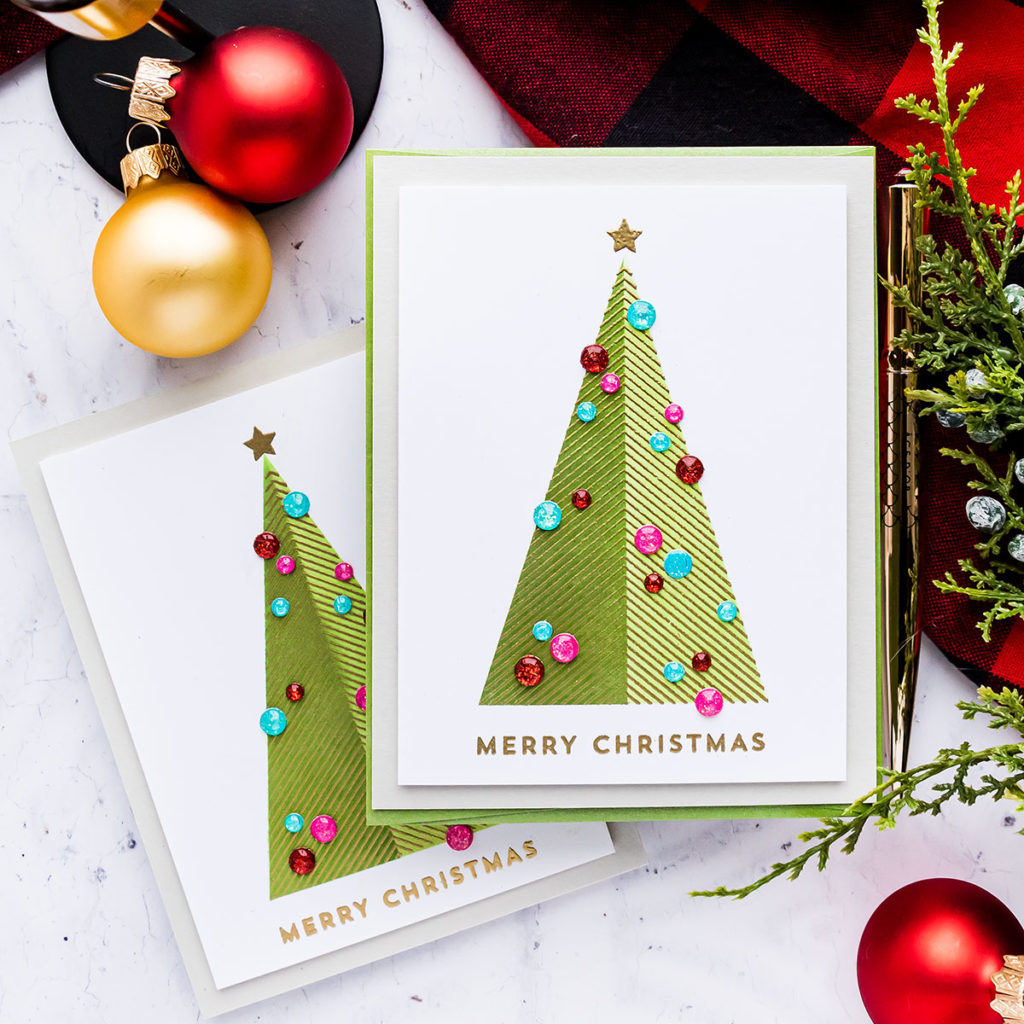 MFT Stamps | Mod & Merry Christmas Greeting Cards. Video | Yana Smakula