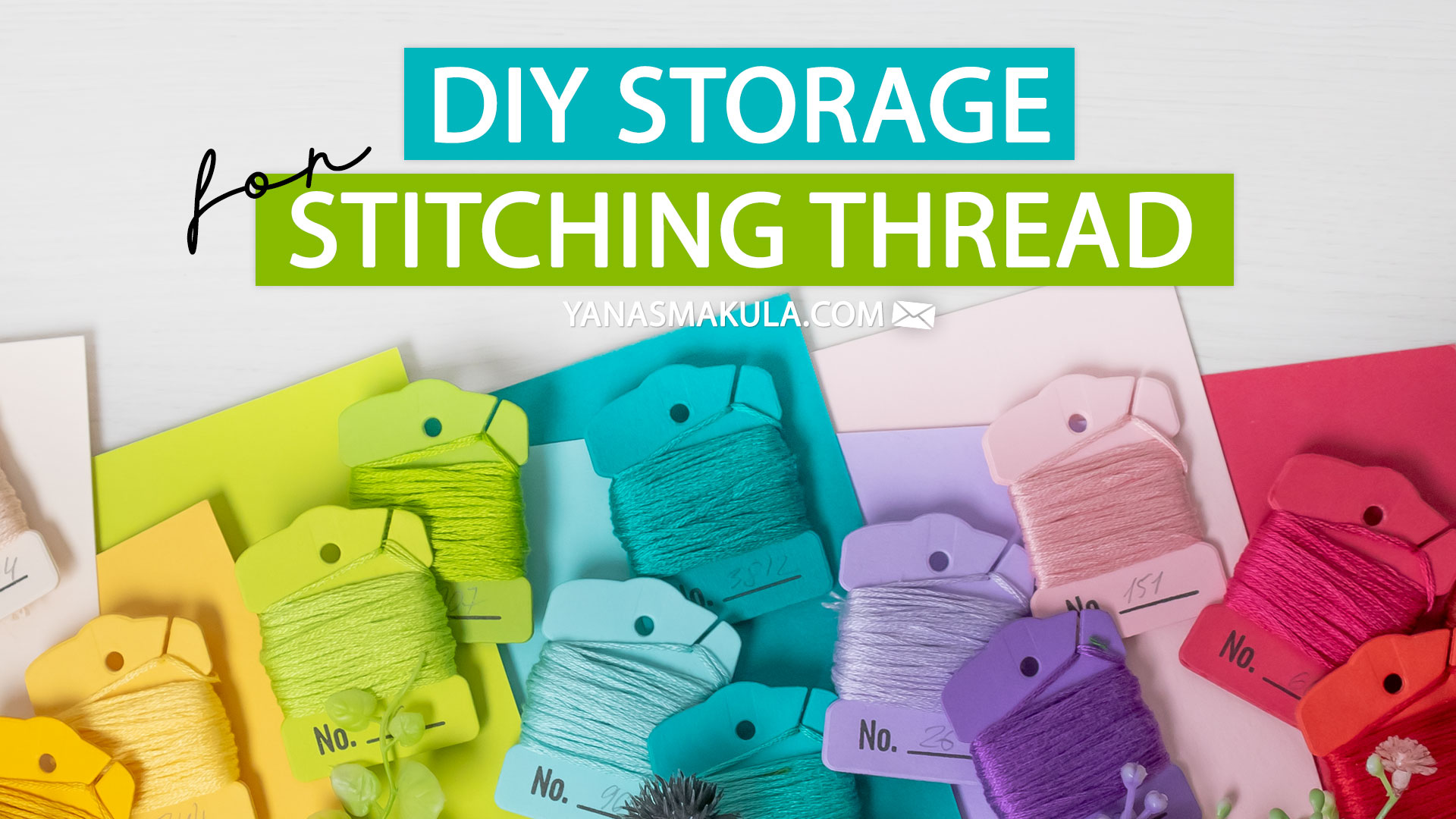 DIY Storage for Stitching Thread. Video