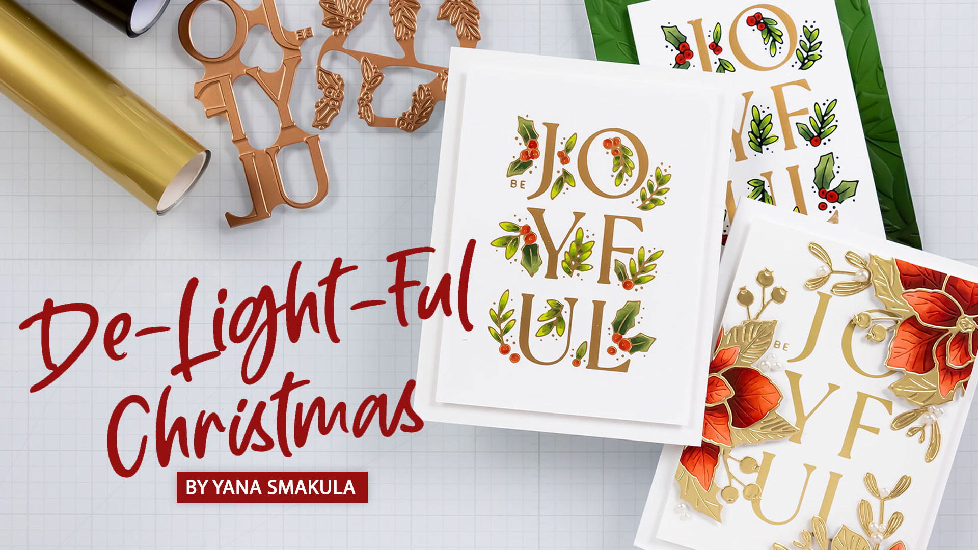 Yana's De-Light-Ful Christmas - My New Holiday Collection with Spellbinders