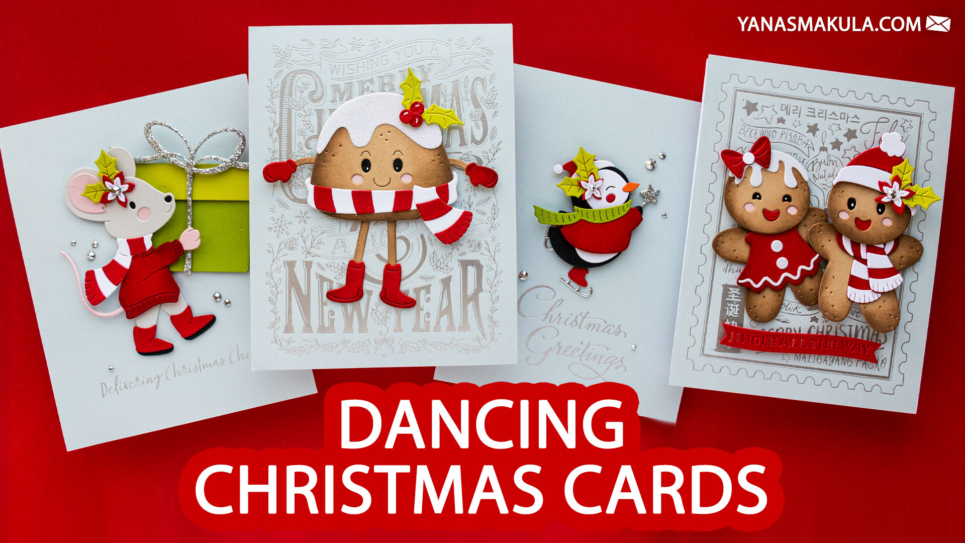 Spellbinders | Dancing Christmas Cards. Video