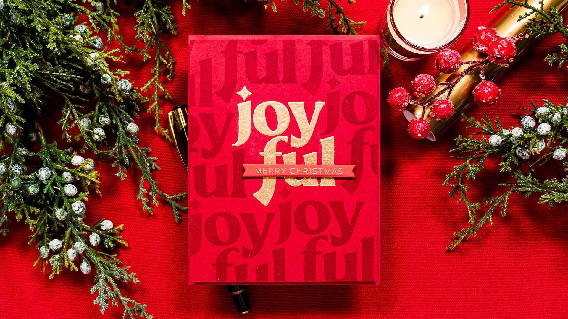 Simon Says Stamp | Joyful Christmas Card. Video