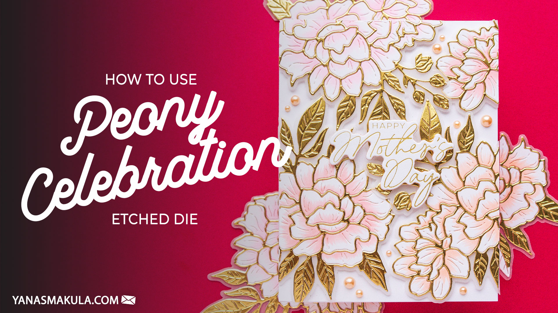 Spellbinders | How to Use Peony Celebration Die. Video