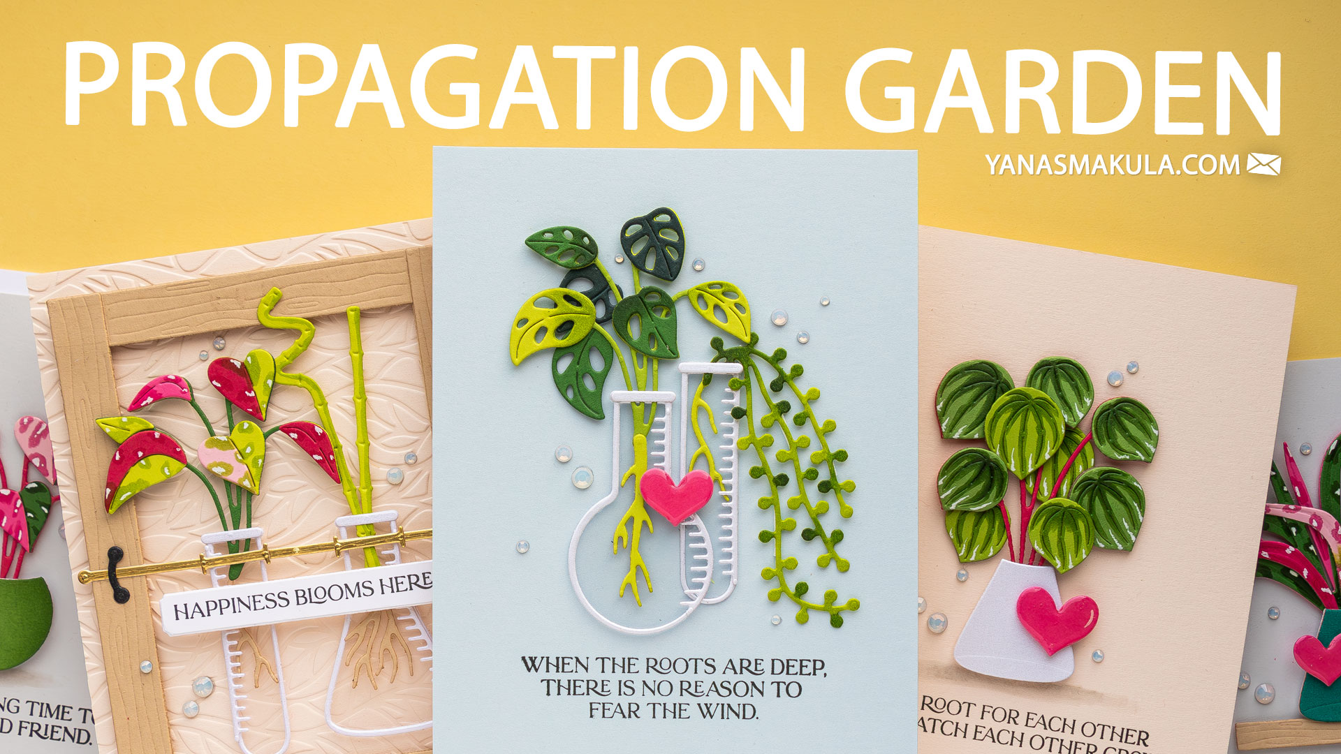 Spellbinders | Propagation Garden Cards. Video | Yana Smakula