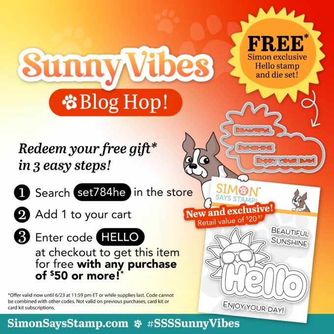 Simon Says Stamp | Sunny Vibes Release Blog Hop + Givaway