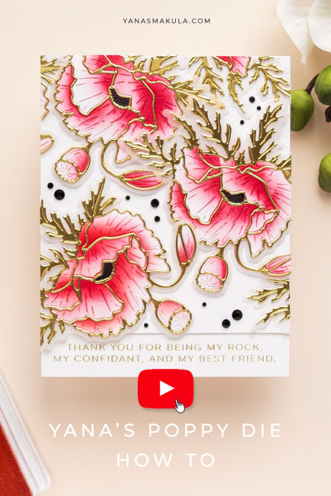 Spellbinders | How To Use the Poppy Die. Video