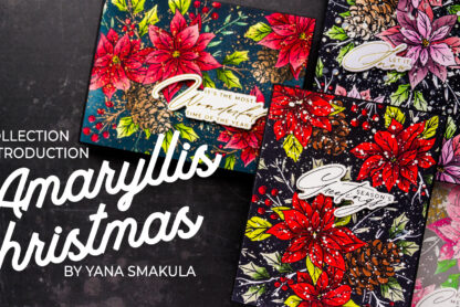 My Spellbinders Christmas 2024 Collection - Amaryllis Christmas Introduction