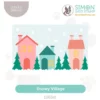 Simon Says Stamp Set of 5 Stencils Snowy Village