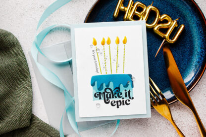 Simon Says Stamp | Big Birthday Cake Card. Video