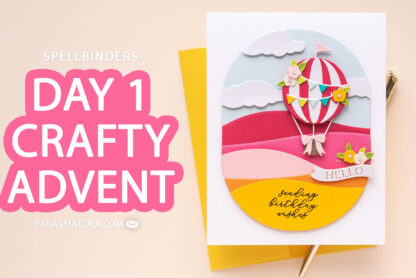 Spellbinders | Crafty Advent Calendar 2024 - Day 1 | Video