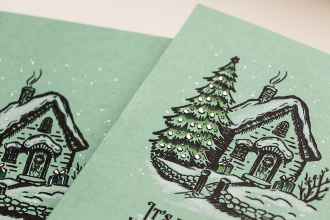 Simon Says Stamp | Home For The Holidays One Layer Christmas Cards. Video