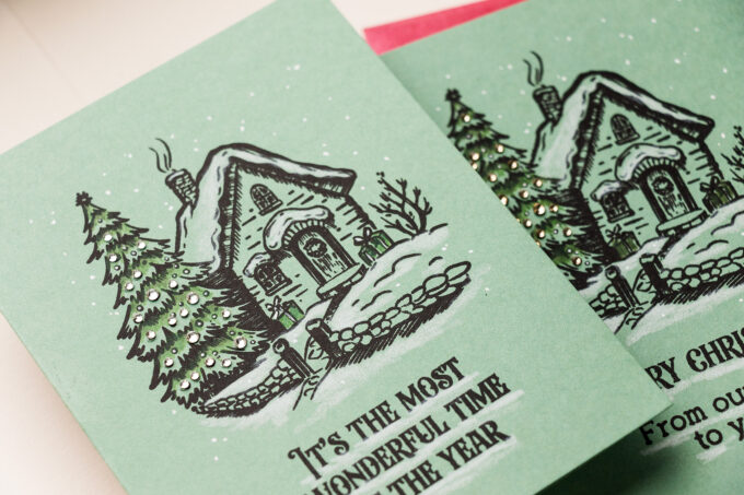 Simon Says Stamp | Home For The Holidays One Layer Christmas Cards. Video