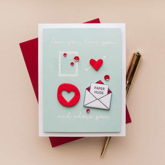 Simon Says Stamp | Paper Hugs - Valentine's Day Card. Video