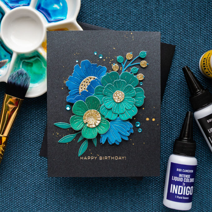 Make Your Own Colored Cardstock with Intense Liquid Colors. Video