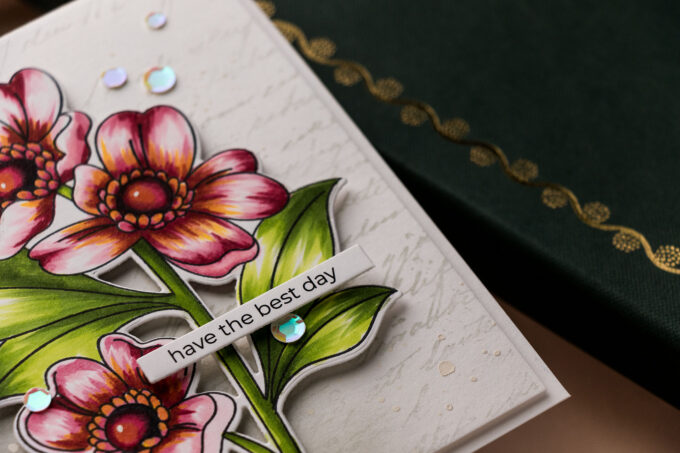 Simon Says Stamp | Flick Stroke Copic Coloring for Realistic Flowers. Video