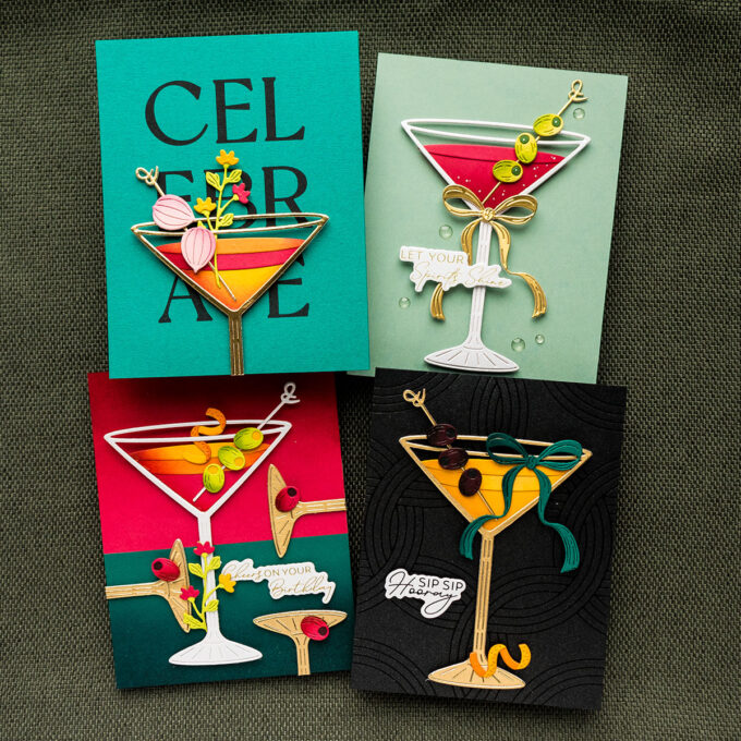 Spellbinders | Happy Hour Cocktail Cards. Video