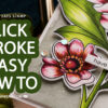 Simon Says Stamp | Flick Stroke Copic Coloring for Realistic Flowers. Video