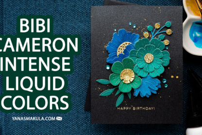 Make Your Own Colored Cardstock with Intense Liquid Colors. Video