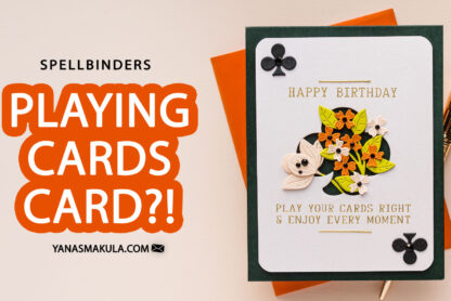 Spellbinders | Playing Cards Handmade Card with Jack of All Trades. Video