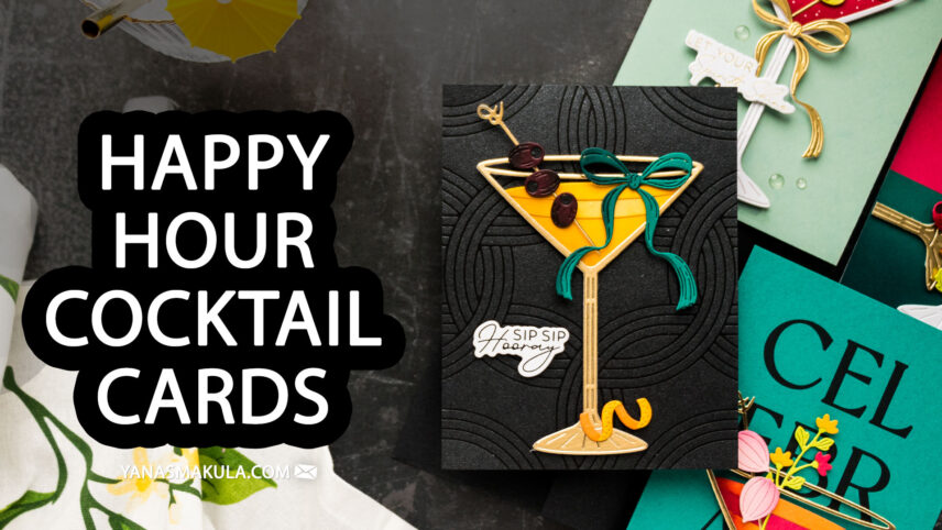 Spellbinders | Happy Hour Cocktail Cards. Video