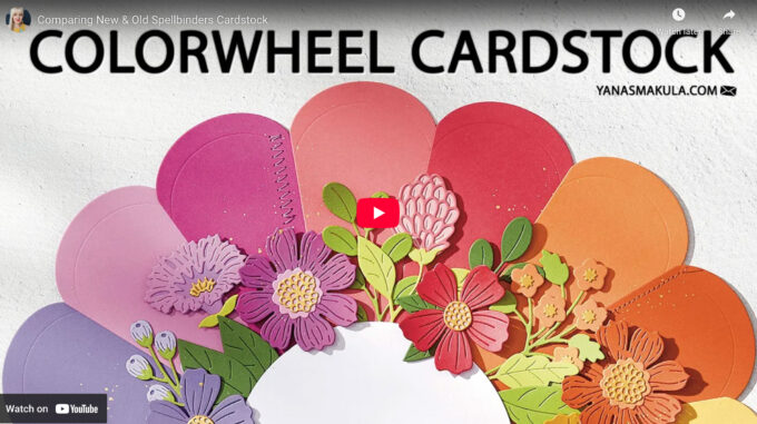 Comparing New & Old Spellbinders Cardstock | Video