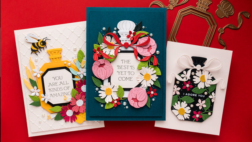 Spellbinders | Perfume Bottle Cards with Gorgeous You. Video