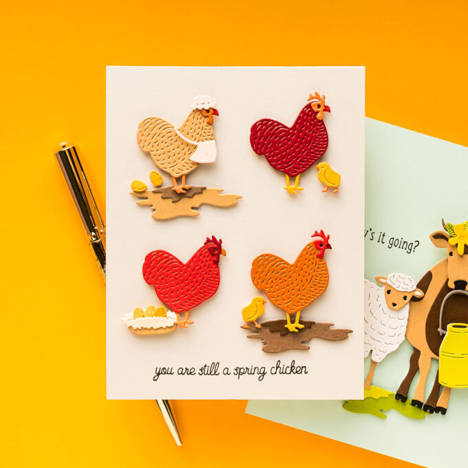 Spellbinders | Punny Cards with On the Farm Collection. Video