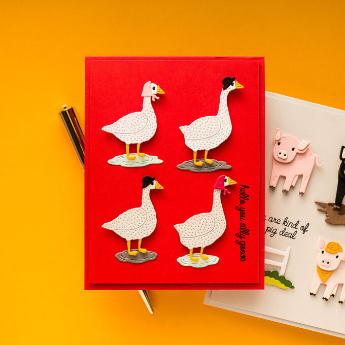 Spellbinders | Punny Cards with On the Farm Collection. Video