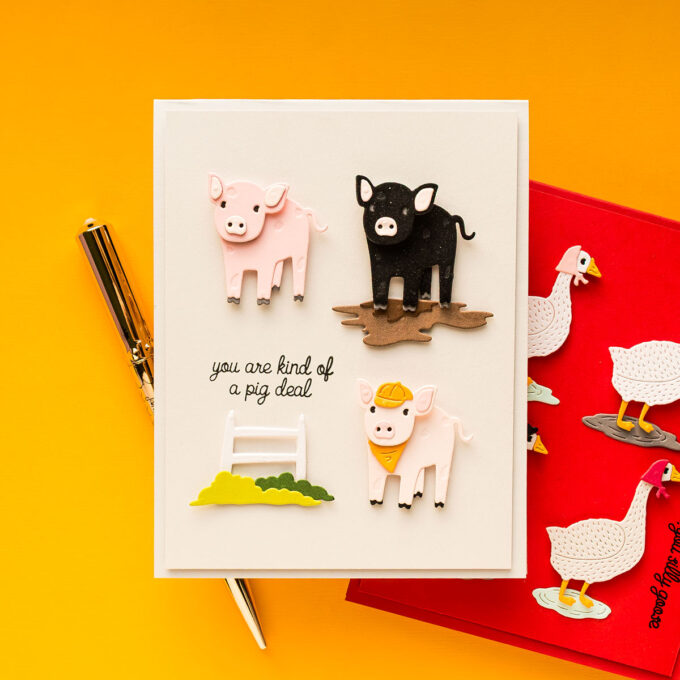 Spellbinders | Punny Cards with On the Farm Collection. Video