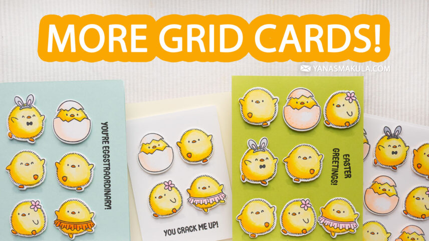 Simon Says Stamp | Grid Cards & Repetition. Easter Edition! Video