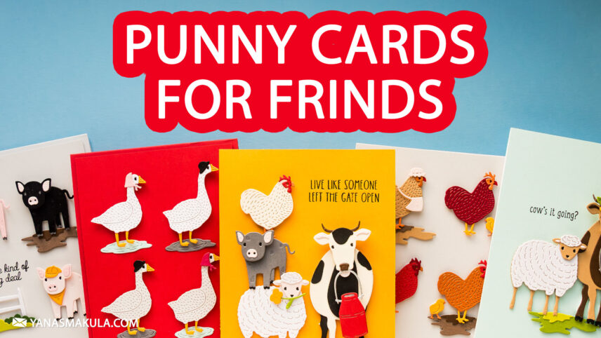 Spellbinders | Punny Cards with On the Farm Collection. Video